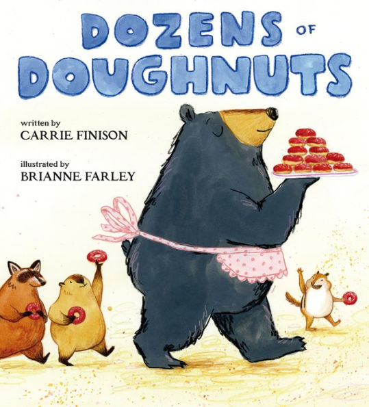 凯莉·菲尼森的《几十个甜甜圈》。插图。布里安·法利著。
