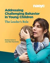 《解决幼儿具有挑战性的行为:领导者的角色》封面
