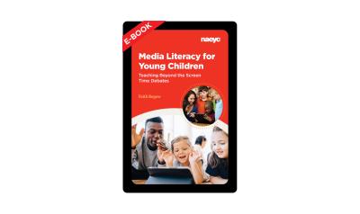 电子书《儿童媒体素养:超越屏幕时间之争的教学》的封面