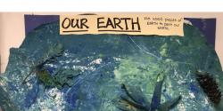 课堂艺术作品:我们的地球