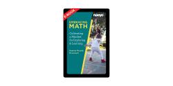 《拥抱数学》的封面是一个小女孩在外面跳着玩